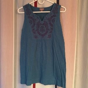 JJill linen/ cotton tank